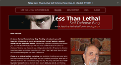 Desktop Screenshot of lessthanlethalselfdefenseblog.com